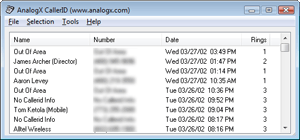 CallerID Screenshot