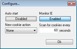 Configuration dialog