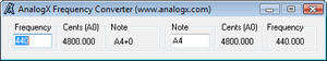 Frequency Converter Screenshot