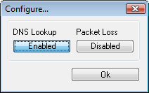 Configuration dialog