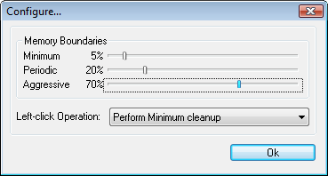 Configuration dialog