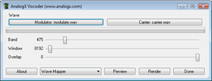 Vocoder Screenshot